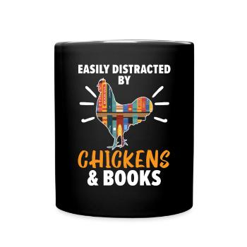 Éleveur de poulet Chuchoteur de poulet Animal de ferme - Mug uni - noir - Devant