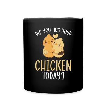 Éleveur de poulet Chuchoteur de poulet Animal de ferme - Mug uni - noir - Devant
