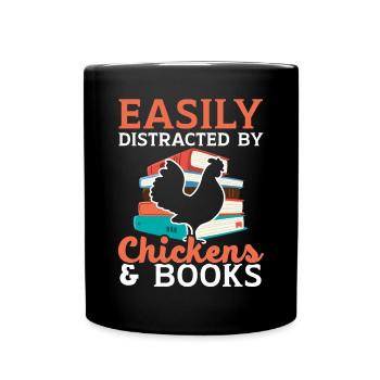 Éleveur de poulet Chuchoteur de poulet Animal de ferme - Mug uni - noir - Devant