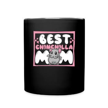 Best Chinchilla Mom Shorttail Long Tail - Full Colour Mug - black - Front
