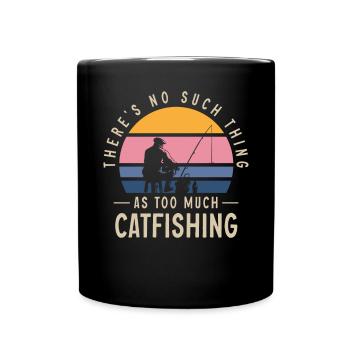 Pêche au poisson-chat Pêcheurs à la ligne - Mug uni - noir - Devant