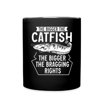 Pêche au poisson-chat Pêcheurs à la ligne - Mug uni - noir - Devant