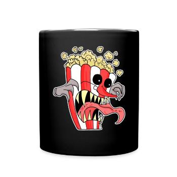 Film d’horreur Film d’horreur Popcorn - Mug uni - noir - Devant