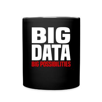 Internet Of Things IOT Programmer Admin IT - Full Colour Mug - black - Front