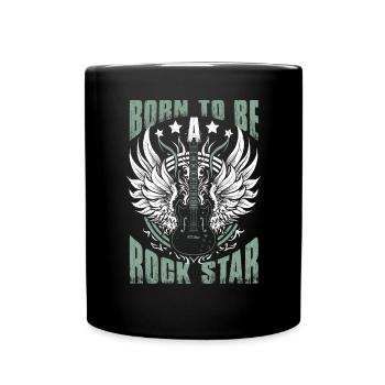 Electric Guitar | Guitar Player - Full Colour Mug - black - Front