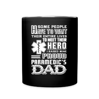 Paramedic Paramedic Dad - Full Colour Mug - black - Front