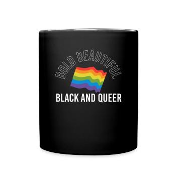 Cadeau de chemise LGBTQ+ Mois LGBT - Mug uni - noir - Devant