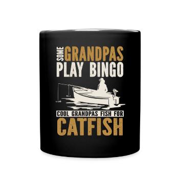 Pêche au poisson-chat Pêcheurs à la ligne - Mug uni - noir - Devant