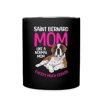 St. Bernard St. Bernard Dog Dog - Full Colour Mug - black - Front