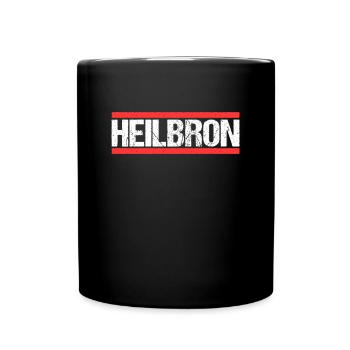 Heilbronnerin Heilbronner Heilbronn - Tasse einfarbig - Schwarz - Vorne