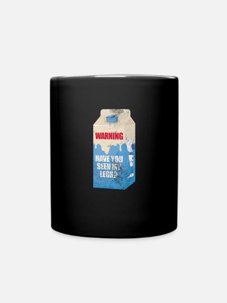 Amputation - Tasse einfarbig - Schwarz