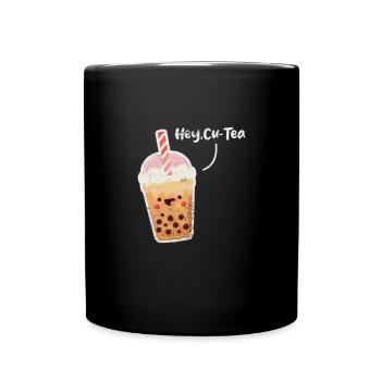 Bubble Tea Boba Tea Kawaii Cadeau - Mug uni - noir - Devant