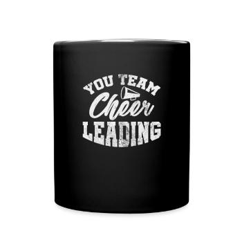 Cheerleader Cheerleading Sport Gymnastics Gift - Full Colour Mug - black - Front