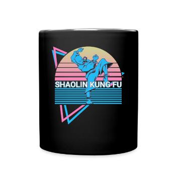 Kung Fu Rétro - Mug uni - noir - Devant