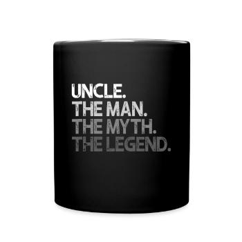 Uncle Gift The Man Myth Legendold the mythold the - Full Colour Mug - black - Front