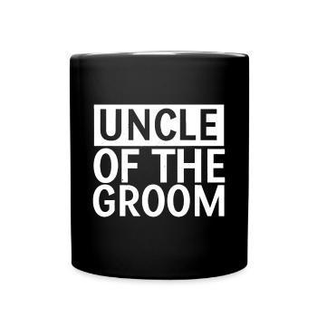 Uncle Of The Groom Gifts For Men - Full Colour Mug - black - Front