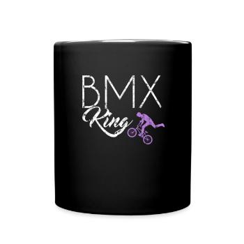 Le roi du BMX - Mug uni - noir - Devant
