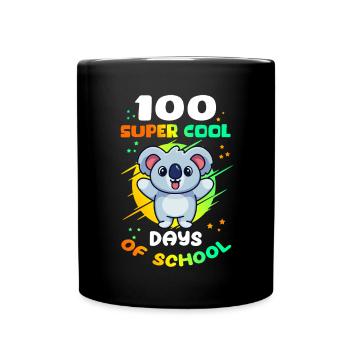 100 School Days Kids School Student Gift - Full Colour Mug - black - Front