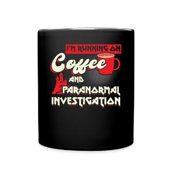 Coffee And Paranormal Investigation - Full Colour Mug - black - Front