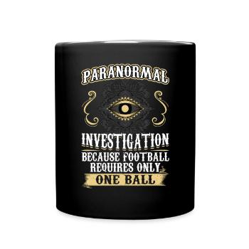Paranormal Investigation - Ghost Investigator - Full Colour Mug - black - Front