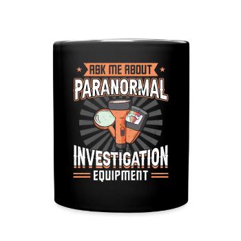 Paranormal Investigation Equipment - Full Colour Mug - black - Front
