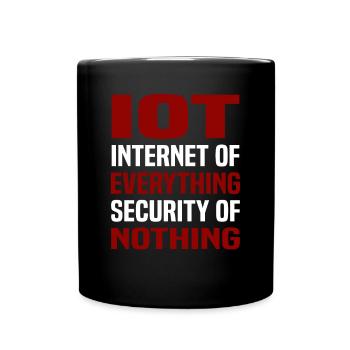 Internet Des Objets IOT Programmeur Admin IT - Mug uni - noir - Devant