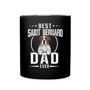 Saint-Bernard Chien Saint-Bernard - Mug uni - noir - Devant