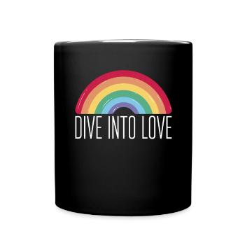 Cadeau de chemise LGBTQ+ Mois LGBT - Mug uni - noir - Devant