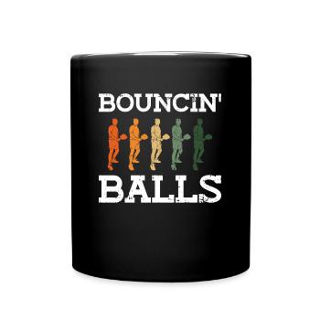 Bouncin' Balls - Lustiger Pickleball - Mug uni - noir - Devant