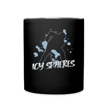 Icy Balls - Funny Ice Hockey - Full Colour Mug - black - Front