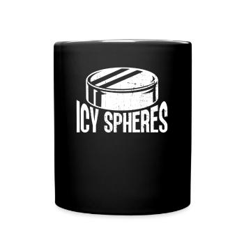 Icy Balls - Funny Ice Hockey - Full Colour Mug - black - Front