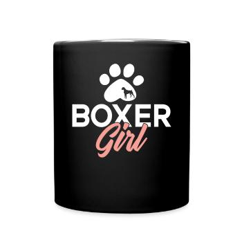 Cadeaux pour chien boxer - Mug uni - noir - Devant