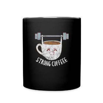 Coffee Fitness - Full Colour Mug - black - Front
