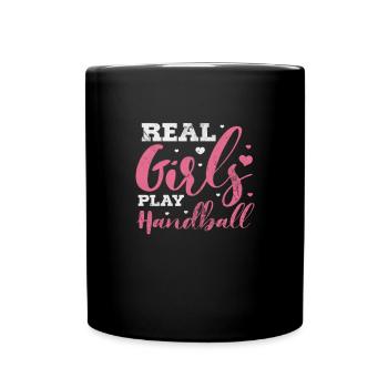 Handball Handball Joueur Handball Joueur de handball Cadeau sportif - Mug uni - noir - Devant