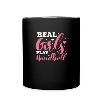 Handball - Full Colour Mug - black - Front