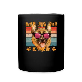 Accessoires pour chiens Propriétaire de chien de berger allemand - Mug uni - noir - Devant