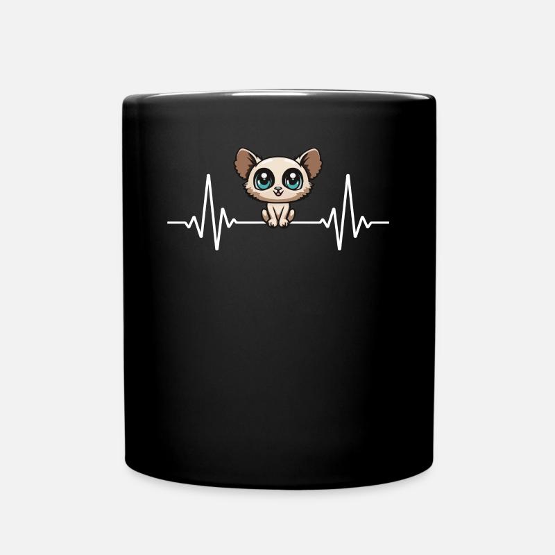 Galago - Tasse einfarbig - Schwarz