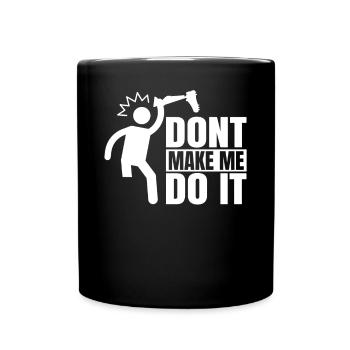 Amputated Leg Prosthesis Gift - Full Colour Mug - black - Front