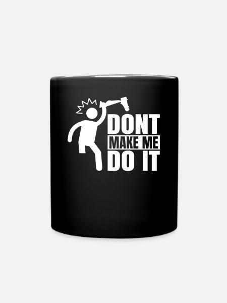 Amputiertes Bein Prothese Geschenk - Tasse einfarbig - Schwarz