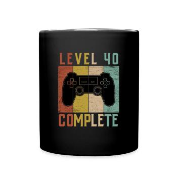 Zocker Geschenk Junge Gamer Controller Zocken - Tasse einfarbig - Schwarz - Vorne