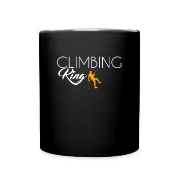 Roi de l’escalade - Mug uni - noir - Devant