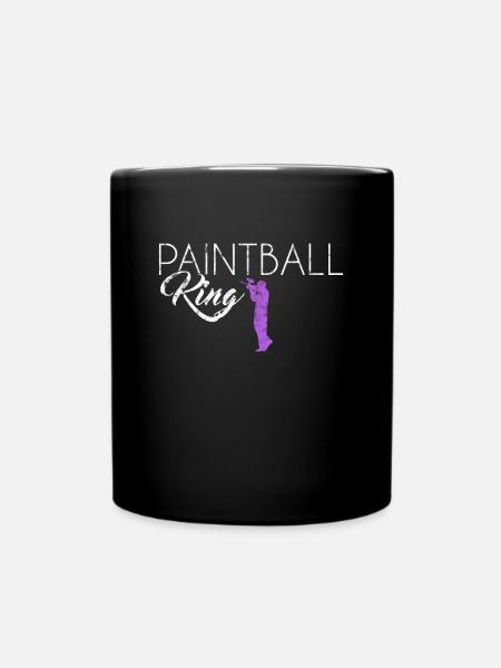 Paintball King - Tasse einfarbig - Schwarz