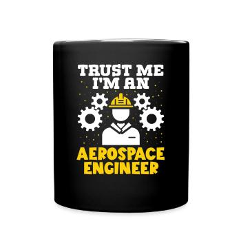 Aerospace Engineer in Aerospace Engineer - Full Colour Mug - black - Front
