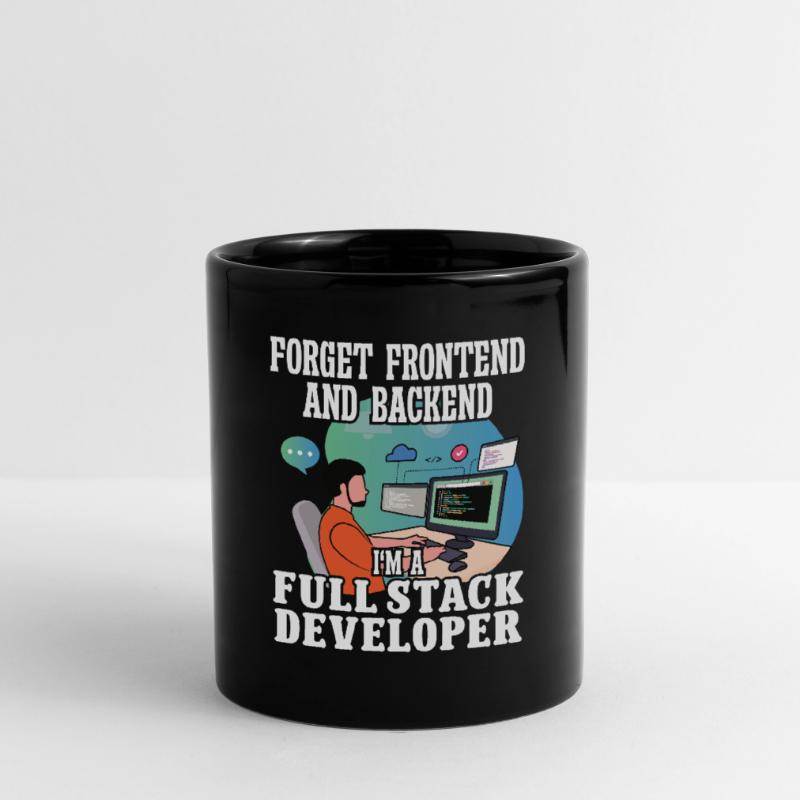 Software Developer Full Stack Developer Coder Geek Full Colour Mug
