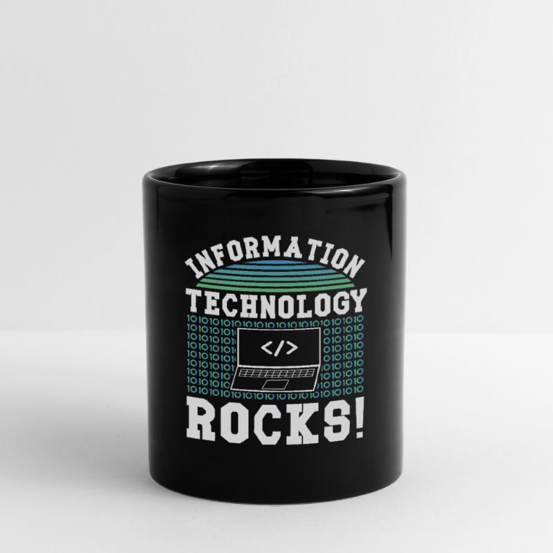 Software Developer Information Technology Rocks Full Colour Mug