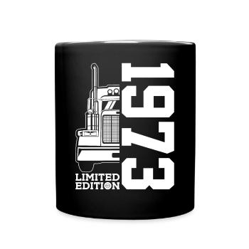 CAMIONNEUR 53E ANNIVERSAIRE EN ÉDITION LIMITÉE DE 1973 - Mug uni - noir - Devant