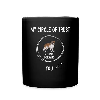 St. Bernard St. Bernard Dog Dog - Full Colour Mug - black - Front