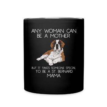 St. Bernard St. Bernard Dog Dog - Full Colour Mug - black - Front