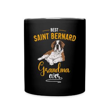 St. Bernard St. Bernard Dog Dog - Full Colour Mug - black - Front