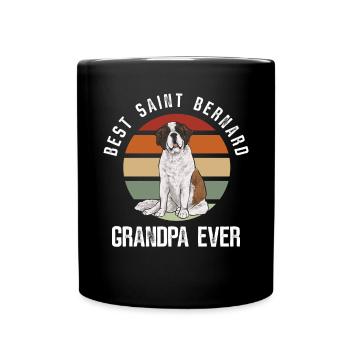 St. Bernard St. Bernard Dog Dog - Full Colour Mug - black - Front